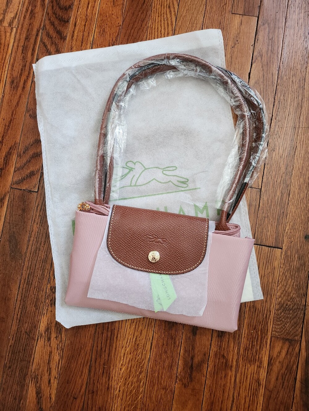 Longchamp Blush Pink MEDIUM tote Bag NWT - Picture 10 of 11